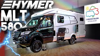 Der NEUE Hymer MLT 580 4x4 🔥  ALLE Details zum UPDATE  Caravan Salon Düsseldorf 2023 [upl. by Uwkuhceki]