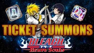 Bleach Brave Souls  More Tickets 30 Accessory Ticket Summons [upl. by Ajuna]