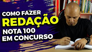 🔥Dicas Práticas de REDAÇÃO para Concurso começando do ZERO [upl. by Lisette]