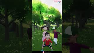 चुन चुन करती आई चिड़िया Chu Chu Karti Aayi Chidiya  3D Hindi Rhymes For Children Lickaboo Kids TV [upl. by Htidra]