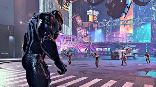 SpiderMan 2 Venom Gameplay amp Transformation Scene PS5 Spiderman 2 2023 4K 60FPS [upl. by Langille]