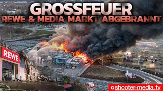 🔥🔥 GROSSFEUER  MEDIA MARKT im EINKAUFSZENTRUM in VOLLBRAND 🔥🔥  Großalarm  Großeinsatz [upl. by Julianne]