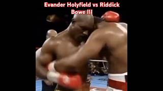 Evander Holyfield vs Riddick Bowe III Evander Holyfield KO shorts [upl. by Smith563]