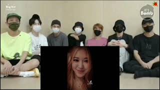 BTS reaction to BLACKPINK Rose Tik tok [upl. by Gaulin42]