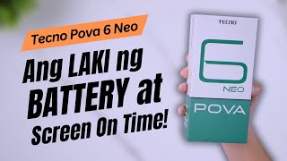 Tecno POVA 6 Neo  Battery King atSmudge King [upl. by Nayt]