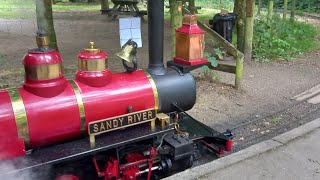 Eastleigh Lakeside Steam Railway 13 July 2024 5 [upl. by Ociram]