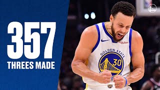 EVERY Stephen Curry Three From the 2024 NBA Regular Season [upl. by Heti636]