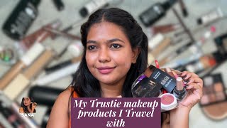 MAKEUP PRODUCTS I TRUST SO MUCH SO I TRAVEL WITH THEM  TRAVEL KIT  IN TAMIL [upl. by Anide]