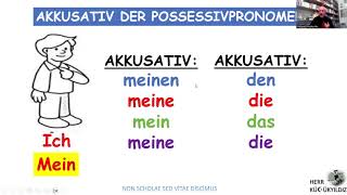 A12  LEKTION 17  AKKUSATIV der POSSESSIVPRONOMEN [upl. by Traci526]