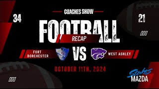 Fort Dorchester Coaches Show Week 8 VS West Ashley 2024 [upl. by Dehnel781]