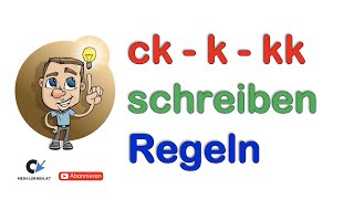 Rechtschreibung Regeln ckkkk [upl. by Tareyn]