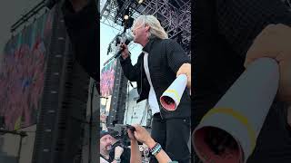 Here he comes Jon Foreman of Switchfoot enters crowd in NYC Pier 17 concert switchfoot pier17 [upl. by Towney]