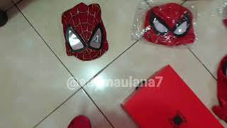 Jual topeng spiderman [upl. by Inirt]