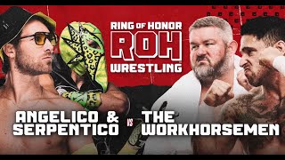 Anthony Henry JD Drake vs Angelico Serpentico ROH HonorClub May 23 2024 Full Match [upl. by Lu847]