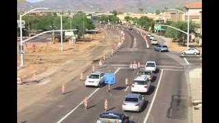 Northsight Boulevard Extension Project Time Lapse Video Hayden Road [upl. by Dahsraf]