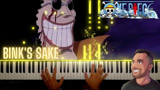 One Piece  Binks Sake  Piano [upl. by Nnylrebma]