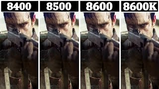 Intel I5 8400 vs 8500 vs 8600 vs 8600K  Tested 15 Games [upl. by Hwu]