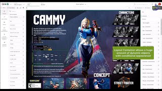 Qlik Sense with Layout Container and Street Fighter 6 [upl. by Misa]