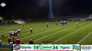 High School Football Mesabi East at Rush City Homecoming [upl. by Marcos]