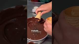 Como produzir cones recheados conestrufados shortsincríveis receitas [upl. by Ennahgiel]