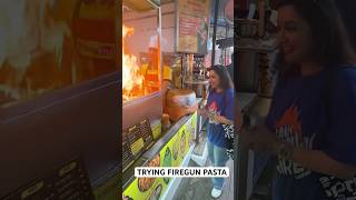 Mumbai ka sabse unique fire waala pasta 😳 shorts [upl. by Erdei]