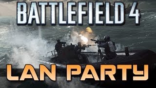 Battlefield 4 RUSH Paracel Storm  LAN Party [upl. by Neiv]