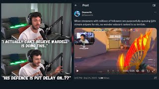 Tarik Reacts to EVIDENCE of Wardells Duo Streamsniping Him [upl. by Ybrad]