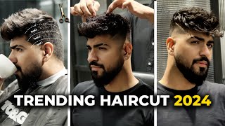 Show this Haircut Technique to your Barber  Wavy Textured Pompadour  Haircut Tutorial  Sahil Gera [upl. by Ethelbert]