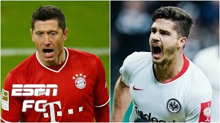 Andre Silva vs Robert Lewandowski headlines Eintracht Frankfurt vs Bayern Munich  ESPN FC [upl. by Swainson]