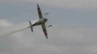 Gee Bee R3 Big radial engine Moki 400 near to mega crash sexy aircraft [upl. by Ayotel]