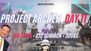 🔴 LIVE  PROJECT ARCHER DAY 11  100 seeds  x22 summon 300kgold [upl. by Hannus658]