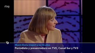 Adiós a Nuria Gispert TVE Telediario noche 131024 [upl. by Hsan]