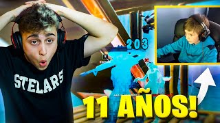 Así Juegan Los MEJORES NIÑOS A Fortnite 11 AÑOS [upl. by Kirsch]