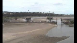 Barnstaple Bridge Construction time lapse [upl. by Hairakcaz590]