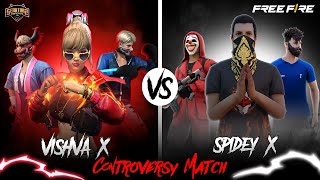 VishvaX VS Spidey X2  Controversy Match  vishvax [upl. by Htirehc]