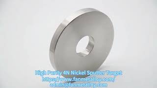 High Purity 4N Nickel Sputter Target [upl. by Jabez107]