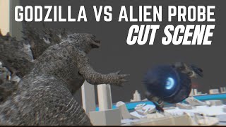 ALIEN PROBE VS GODZILLA LONG CUT [upl. by Lalat]