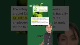 Could Woolies staff work 4 days a week  ABC News [upl. by Saphra]