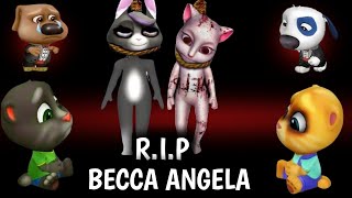 RIP BECCA and ANGELA 😭  My Talking Tom Friends  AMONG US [upl. by Dearr]