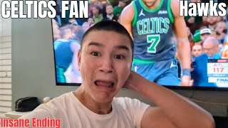 Celtics Fan Reacts to loss vs Hawks 2024 NBA Cup [upl. by Aihsenek]