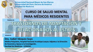 Salud mental y Psiquiatría  Trastornos de adaptación y relacionados al estrés 313 [upl. by Janessa]