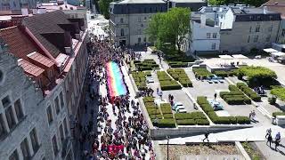 Baltic Pride Tallinn 2023 March  Rongkäik  Парад Drone 4K [upl. by Diraf740]