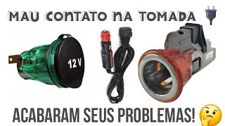 PROBLEMA TOMADA CABO 12V 24V GELADEIRA PORTÁTIL AUTOMOTIVA ACENDEDOR DE CIGARRO [upl. by Noe]