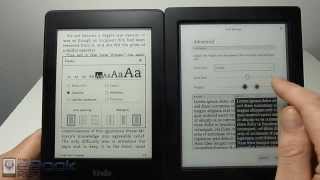 Kindle Paperwhite vs Kobo Aura H2O Comparison Review [upl. by Anikal992]