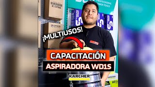 Aspiradora Karcher WD1S 🌊🧹║ Capacitación Completa [upl. by Brandyn]