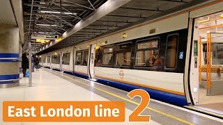 London Overground trains on the East London line – Part 2 [upl. by Dare]