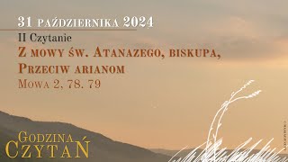 GodzinaCzytań  II Czytanie  31 października 2024 [upl. by Acyre]