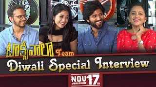 Taxiwaala Team Diwali Special Interview  Vijay Deverakonda Priyanka Jawalkar Rahul Sankrityan [upl. by Patty]