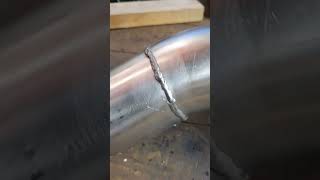 mig welding 3inch stainless steel exhaust [upl. by Otrebile]