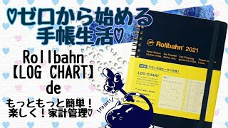 【Rollbahn】2021年はロルバーンのログチャートで〝更に〟簡単家計管理♡【家計簿】 [upl. by Moor]